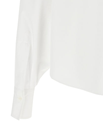 Brunello Cucinelli Shiny Trim Shirt White