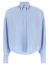Brunello Cucinelli Shiny Trim Shirt Light blue