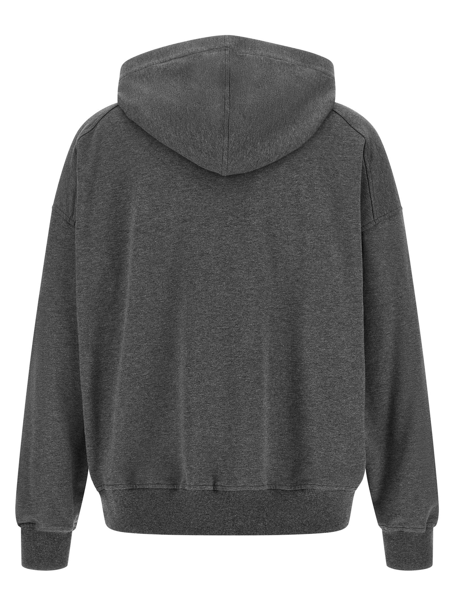 Brunello Cucinelli Shiny Trims Hoodie Gray