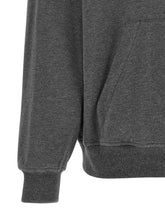 Brunello Cucinelli Shiny Trims Hoodie Gray