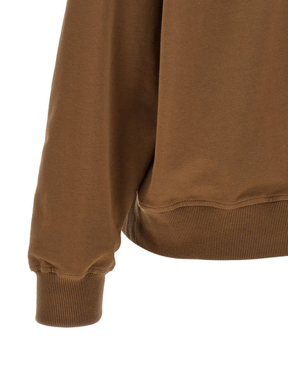 Brunello Cucinelli Shiny Trims Hoodie Brown