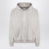 Brunello Cucinelli Beige Cotton Zip Hoodie Beige
