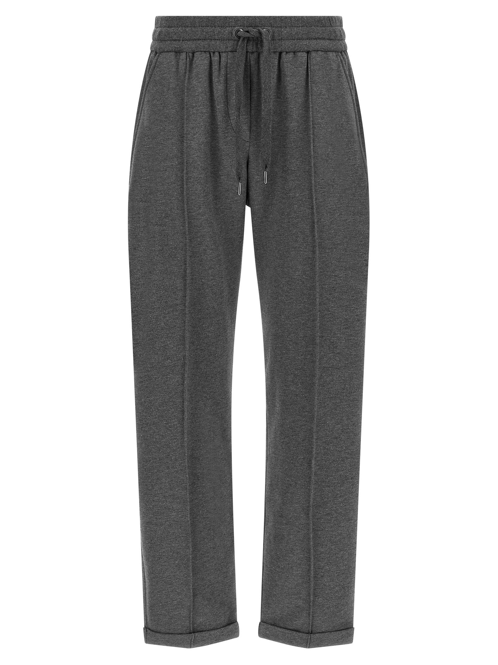 Brunello Cucinelli Track Joggers Gray