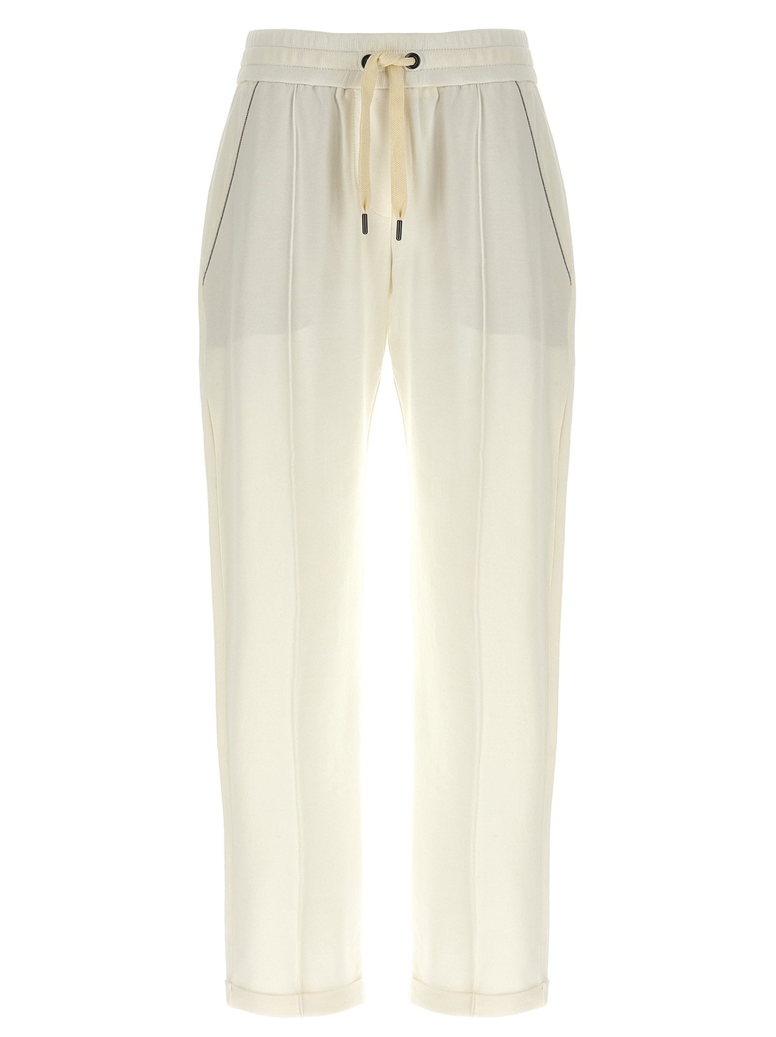 Brunello Cucinelli Monile Joggers White