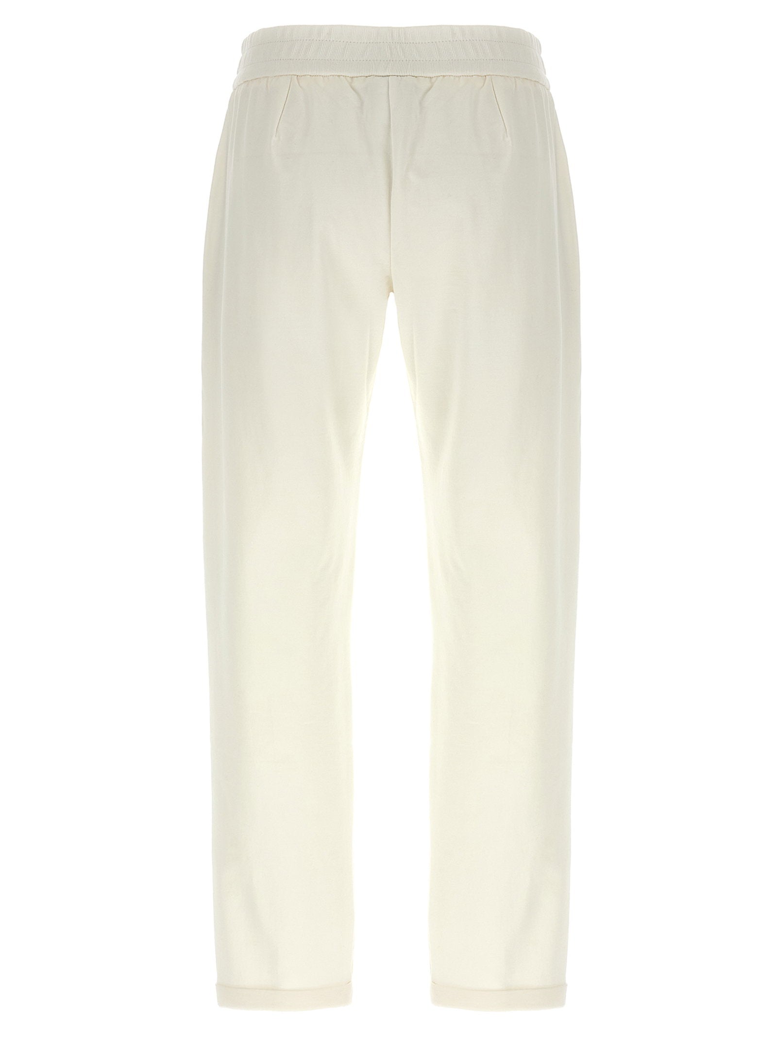 Brunello Cucinelli Monile Joggers White