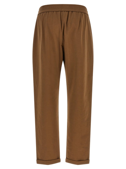 Brunello Cucinelli Track Joggers Brown