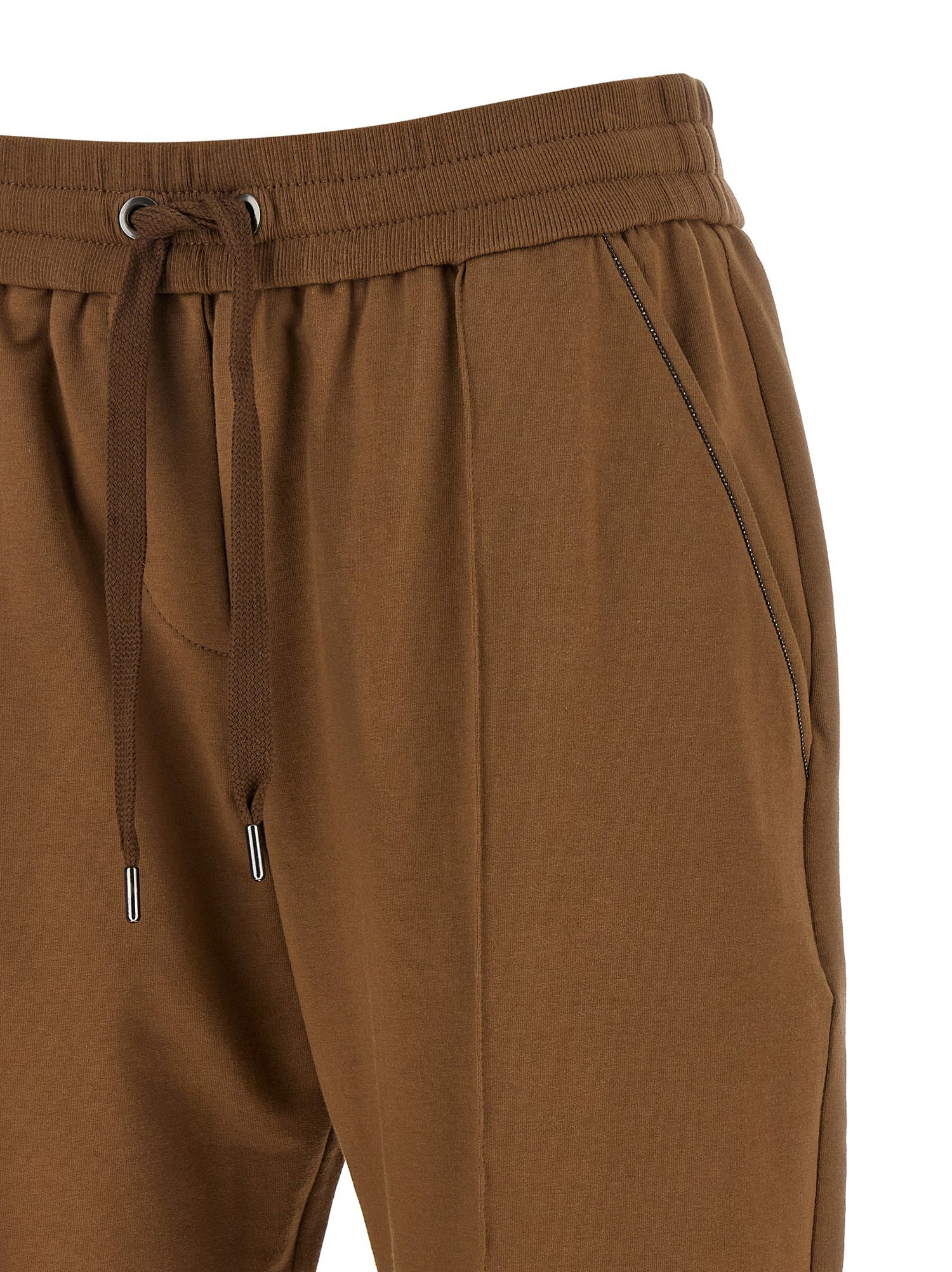 Brunello Cucinelli Track Joggers Brown