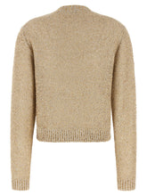 Brunello Cucinelli Micro Sequin Sweater Gold