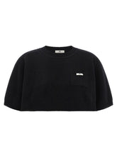 Elisabetta Franchi Wool And Cashmere Top Black