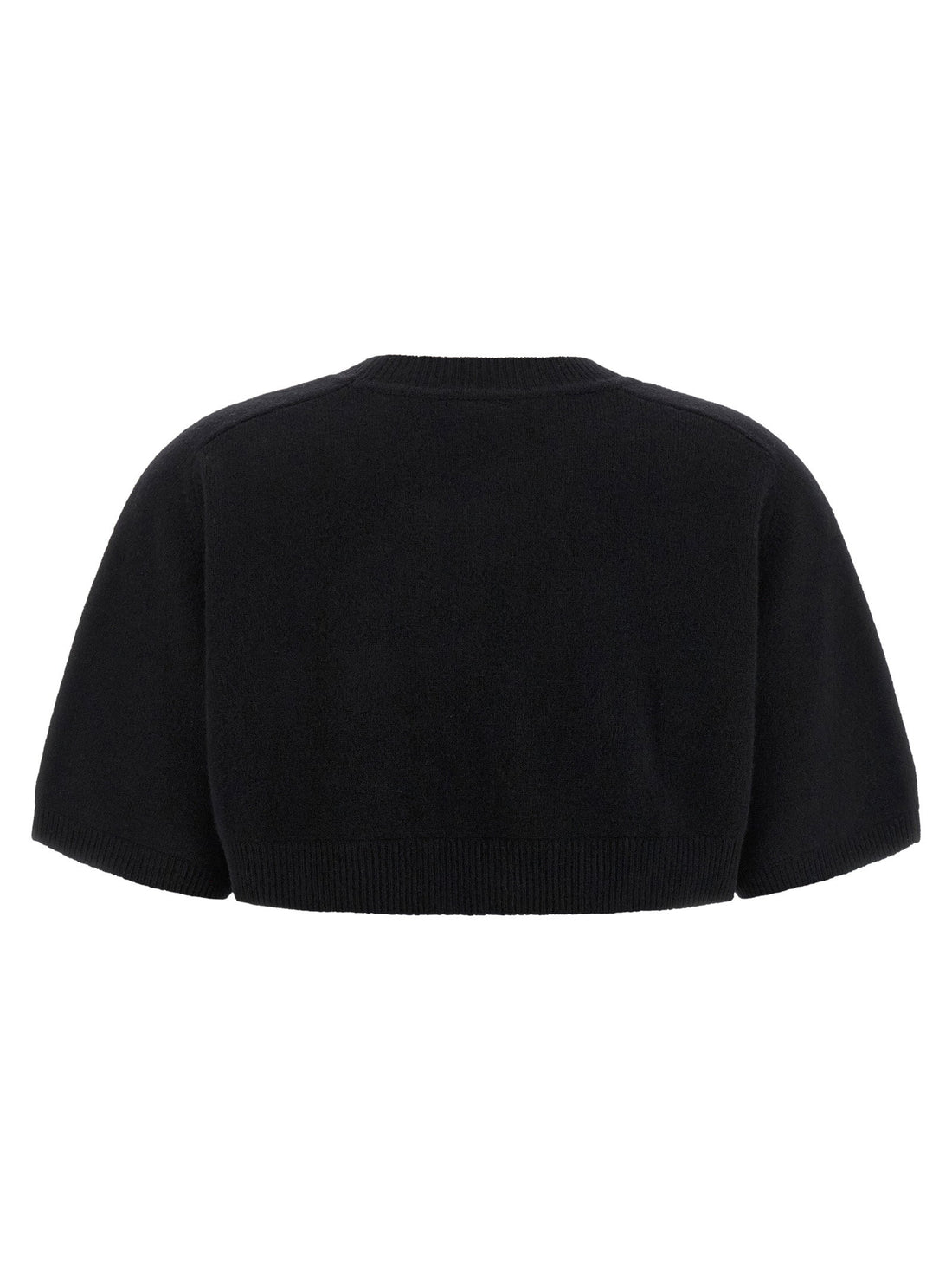 Elisabetta Franchi Wool And Cashmere Top Black