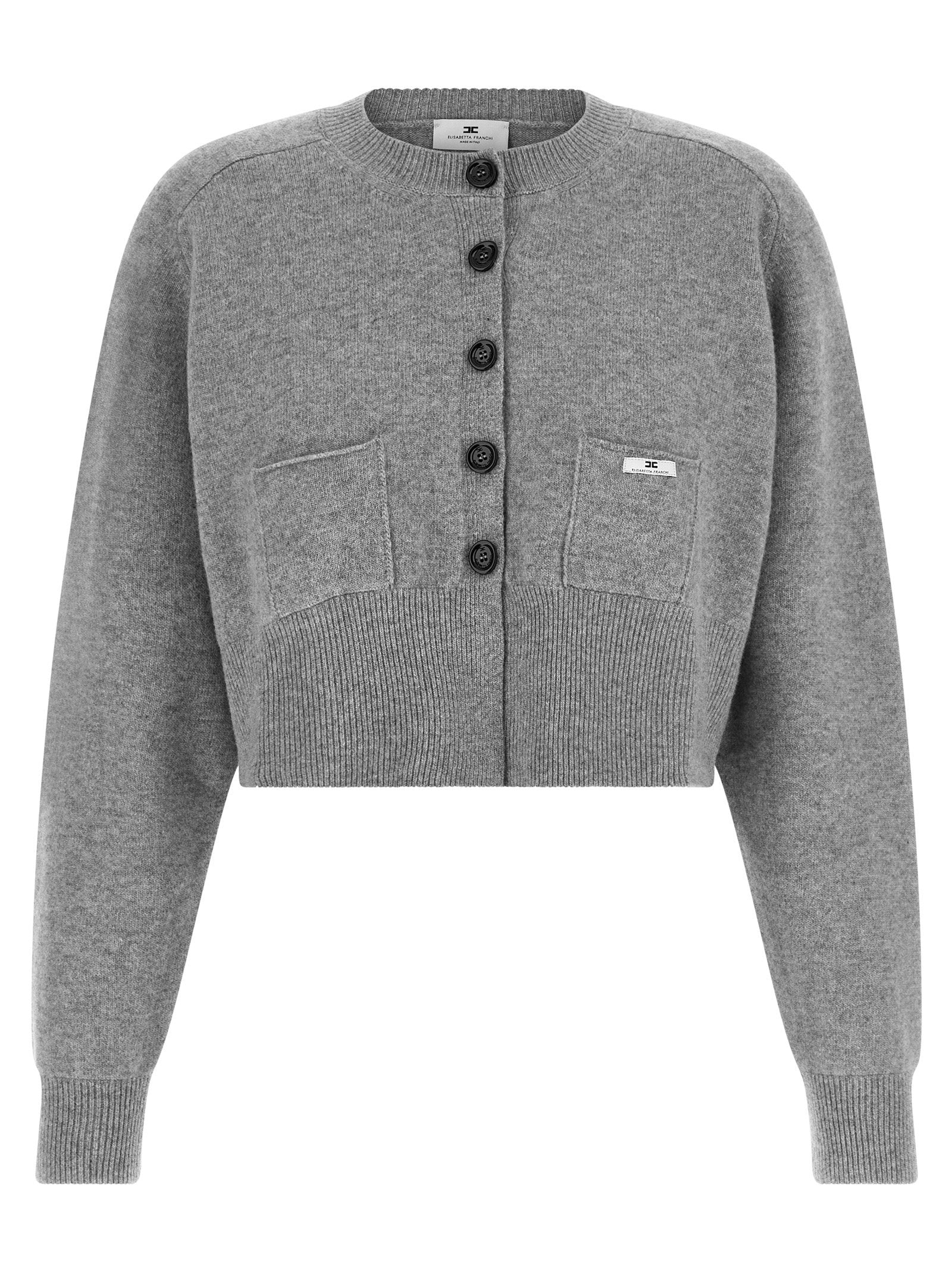 Elisabetta Franchi Cardigan Tricot Gray