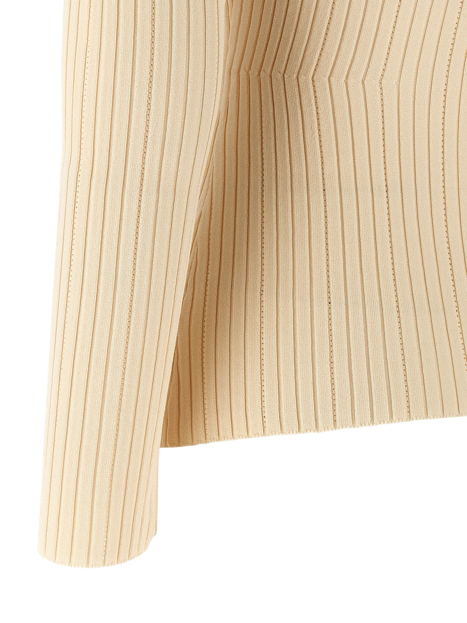 Elisabetta Franchi Necklace Sweater Beige