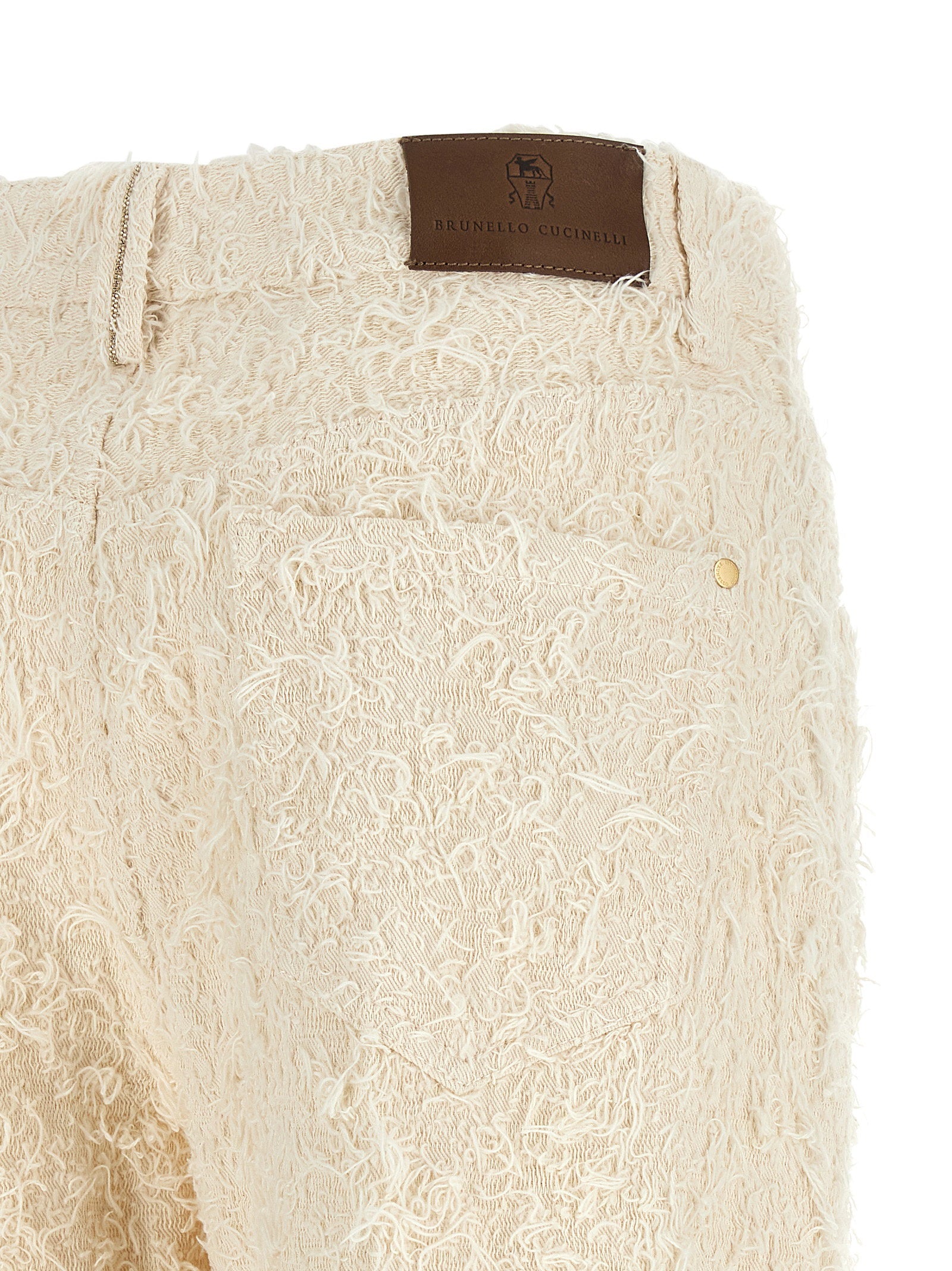 Brunello Cucinelli Contemporary Square Pants Beige