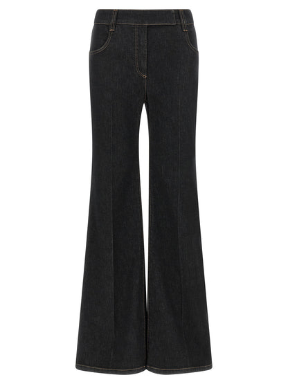 Brunello Cucinelli Flared Leg Jeans Blue