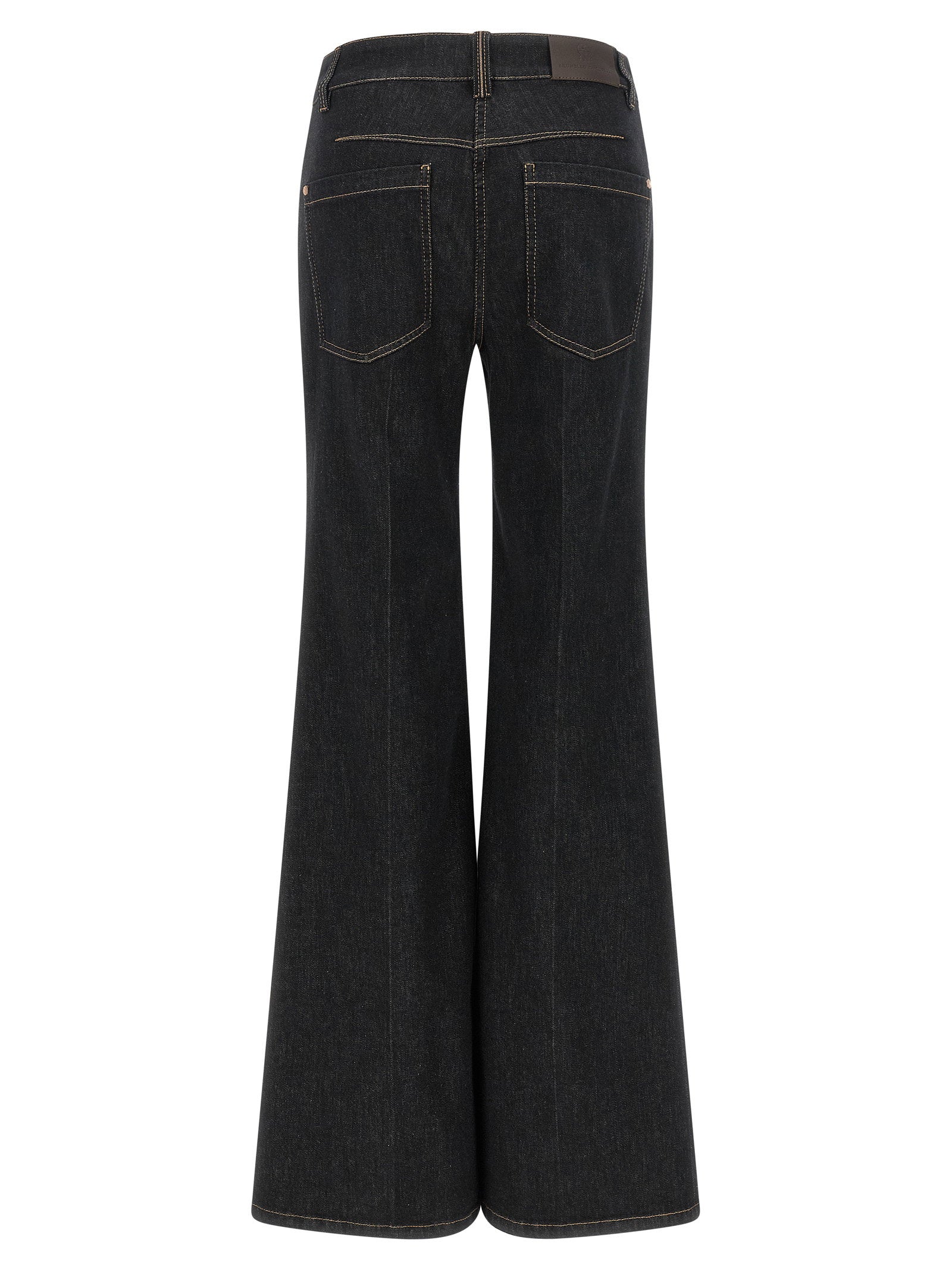 Brunello Cucinelli Flared Leg Jeans Blue