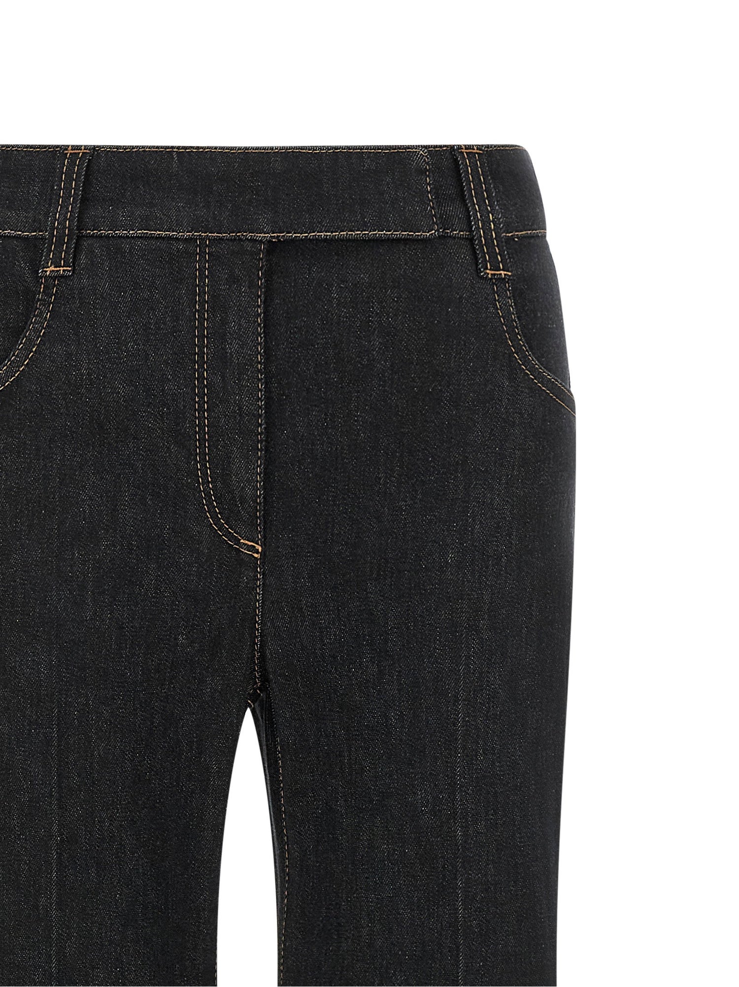 Brunello Cucinelli Flared Leg Jeans Blue