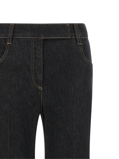 Brunello Cucinelli Flared Leg Jeans Blue