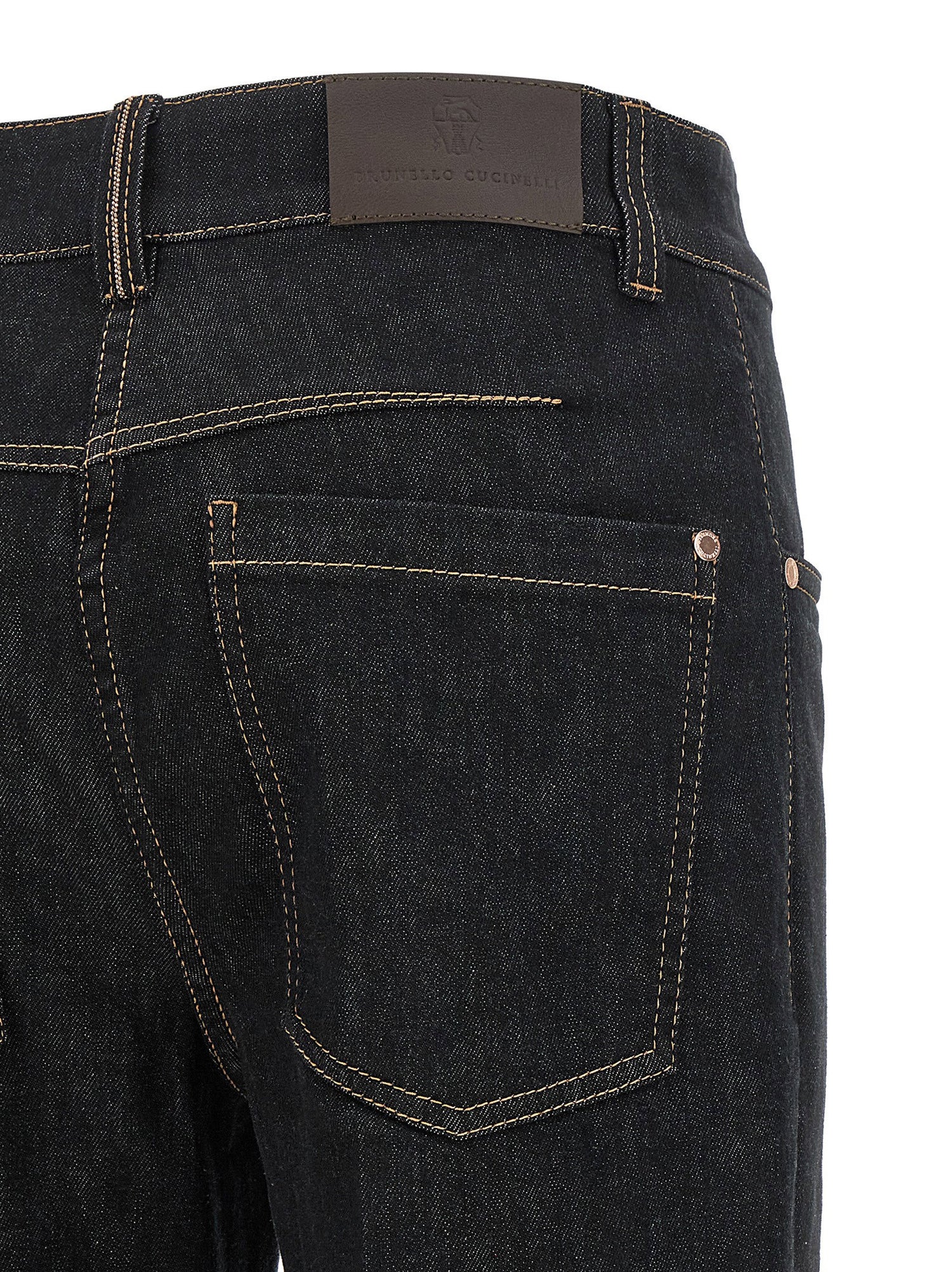 Brunello Cucinelli Flared Leg Jeans Blue