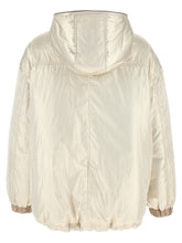 Brunello Cucinelli Laminated Reversible Down Jacket Beige