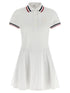 Brunello Cucinelli Logo Embroidery Tennis Dress White