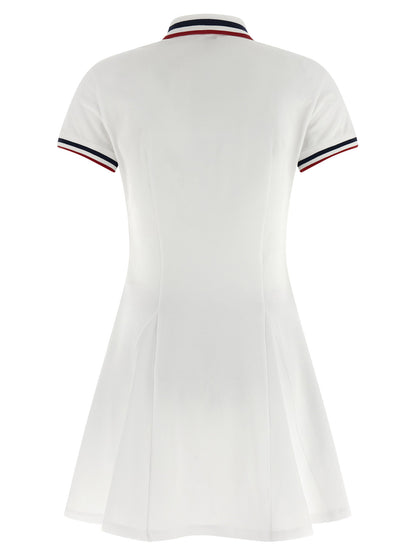 Brunello Cucinelli Logo Embroidery Tennis Dress White