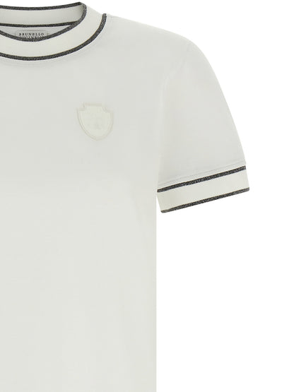Brunello Cucinelli Sparkling T-shirt White
