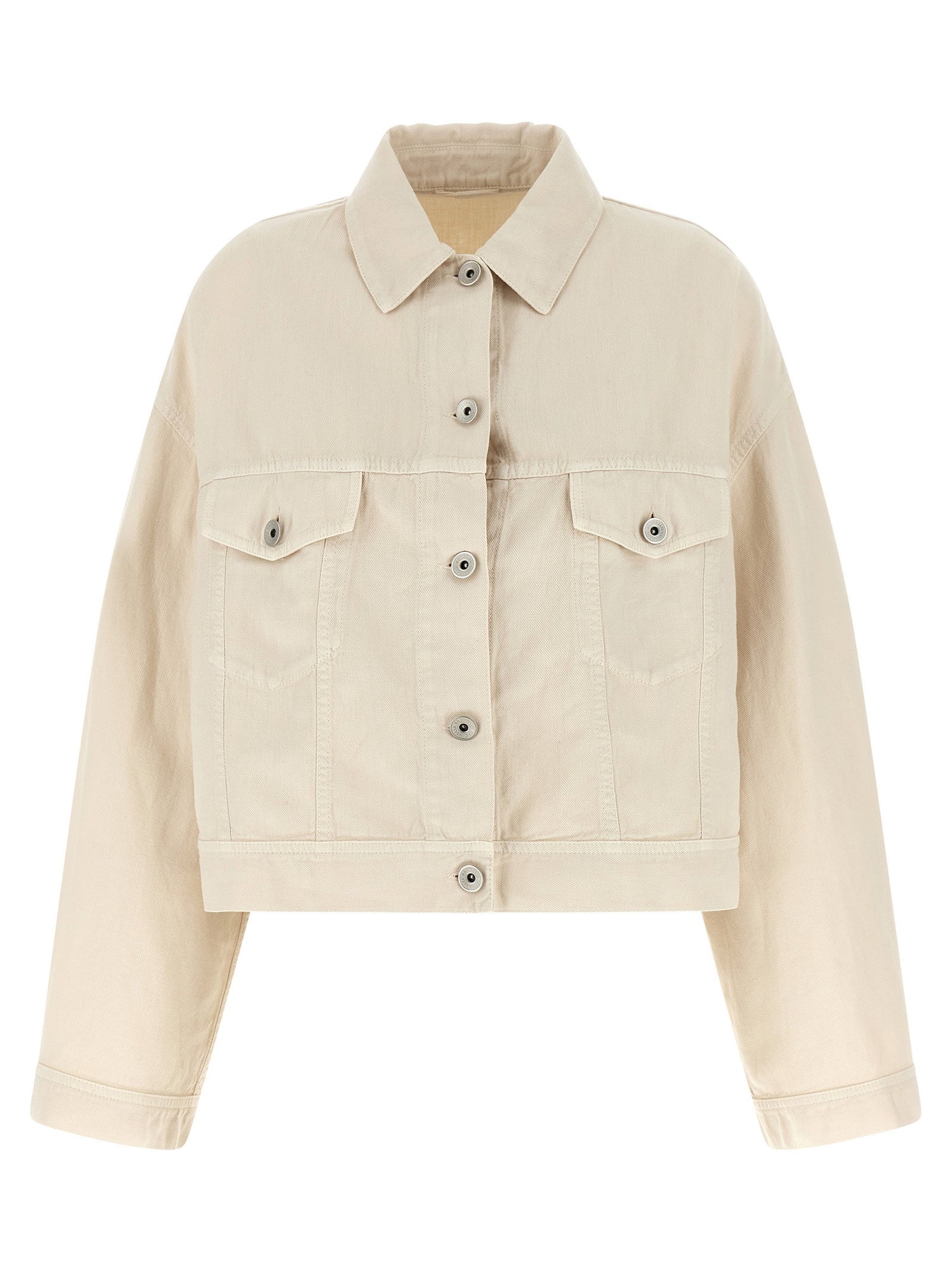 Brunello Cucinelli Linen Cotton Jacket Beige
