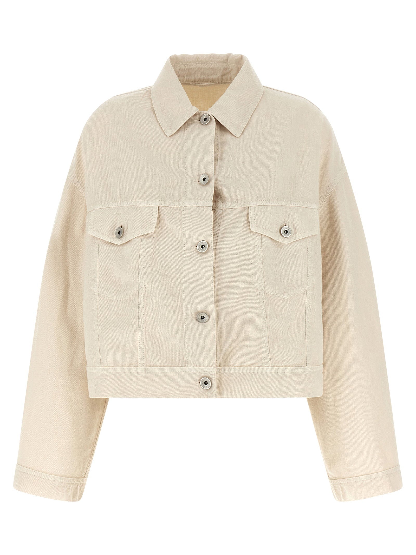Brunello Cucinelli Linen Cotton Jacket Beige
