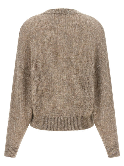 Brunello Cucinelli Diamante Sweater Beige