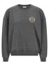 Brunello Cucinelli Coat Of Arms Embroidered Sweatshirt Gray