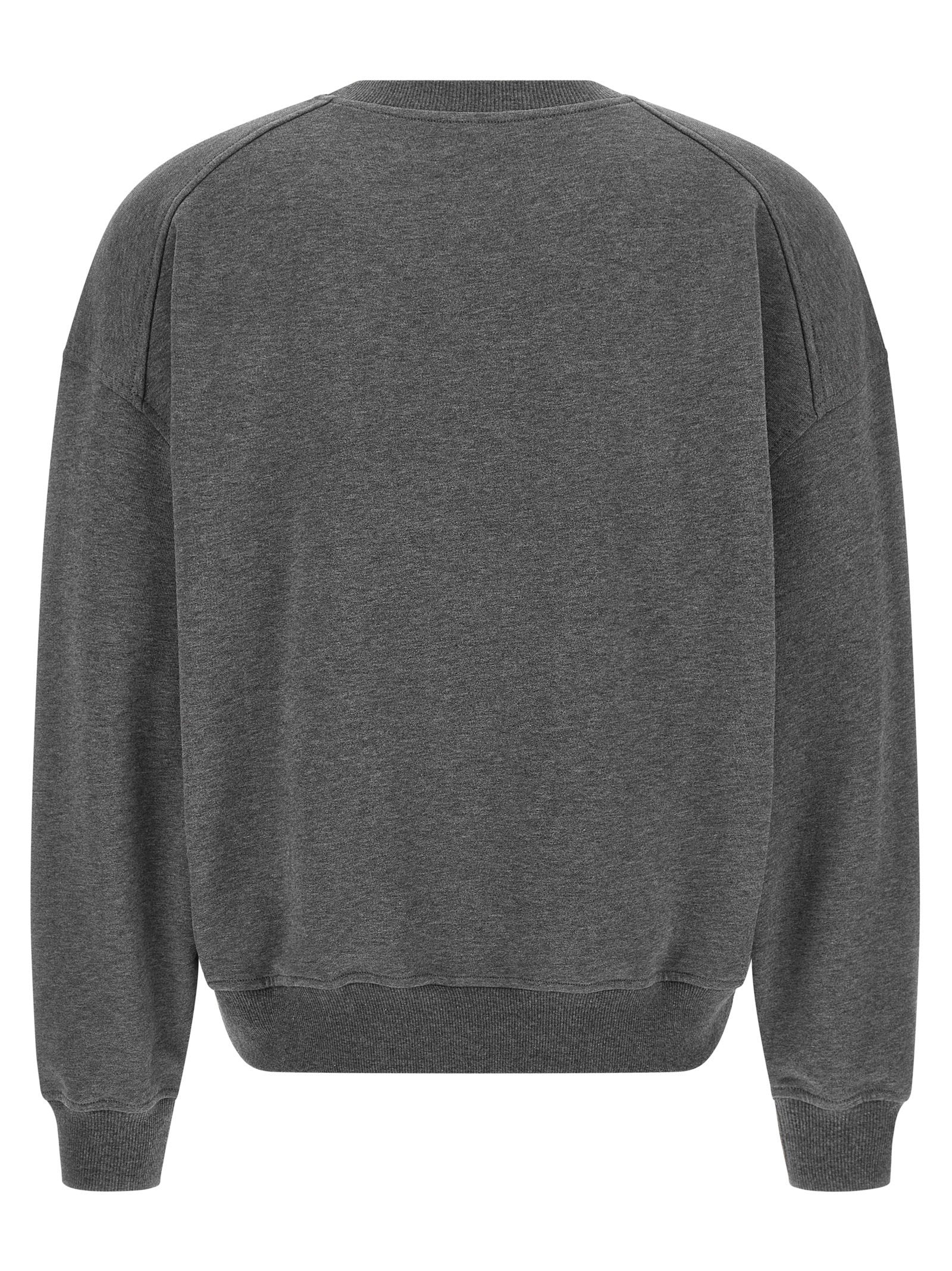 Brunello Cucinelli Coat Of Arms Embroidered Sweatshirt Gray