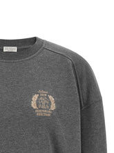 Brunello Cucinelli Coat Of Arms Embroidered Sweatshirt Gray
