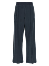Brunello Cucinelli Joggers With Frontal Stitching Detail Blue