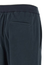 Brunello Cucinelli Joggers With Frontal Stitching Detail Blue