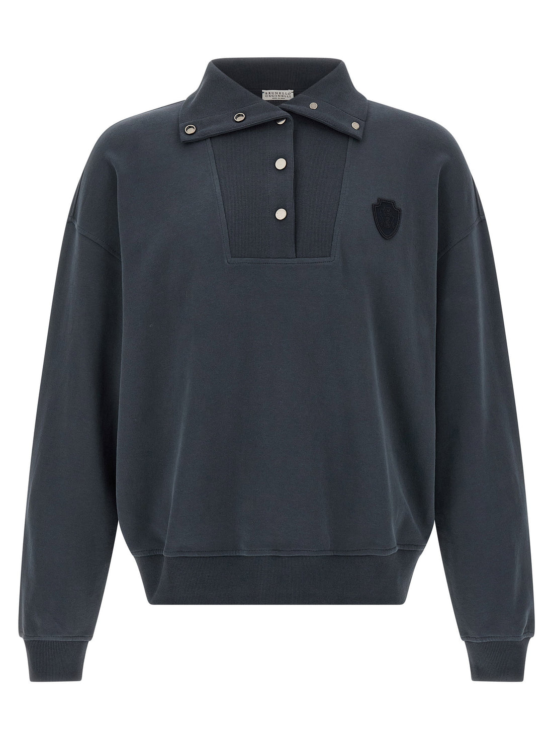 Brunello Cucinelli Smooth Sweatshirt Blue