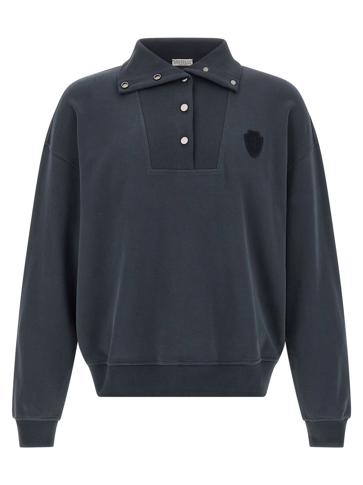Brunello Cucinelli Smooth Sweatshirt Blue