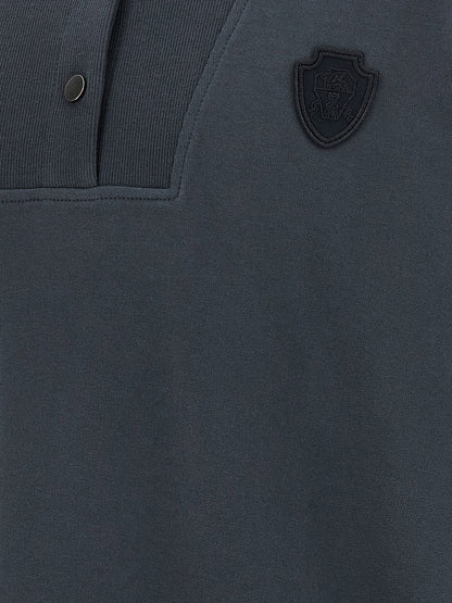 Brunello Cucinelli Smooth Sweatshirt Blue