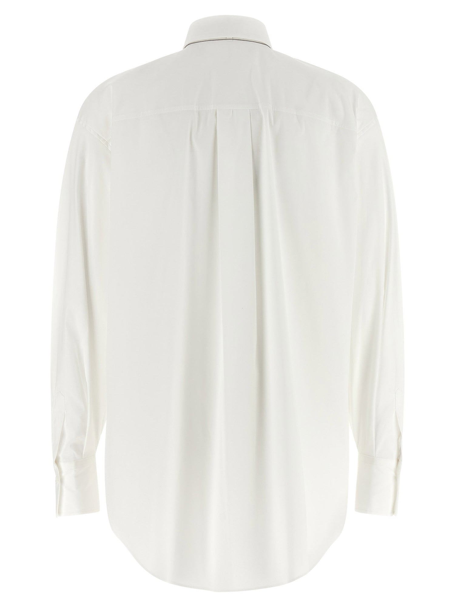 Brunello Cucinelli Shirt With Tie White