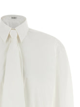 Brunello Cucinelli Shirt With Tie White