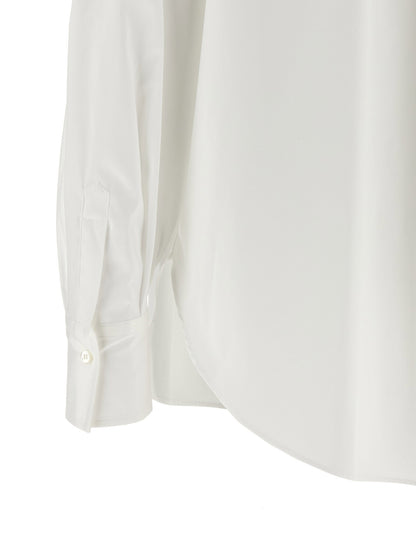 Brunello Cucinelli Shirt With Tie White