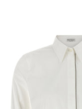 Brunello Cucinelli Shiny Trim Shirt White