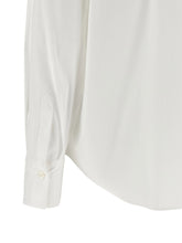Brunello Cucinelli Shiny Trim Shirt White