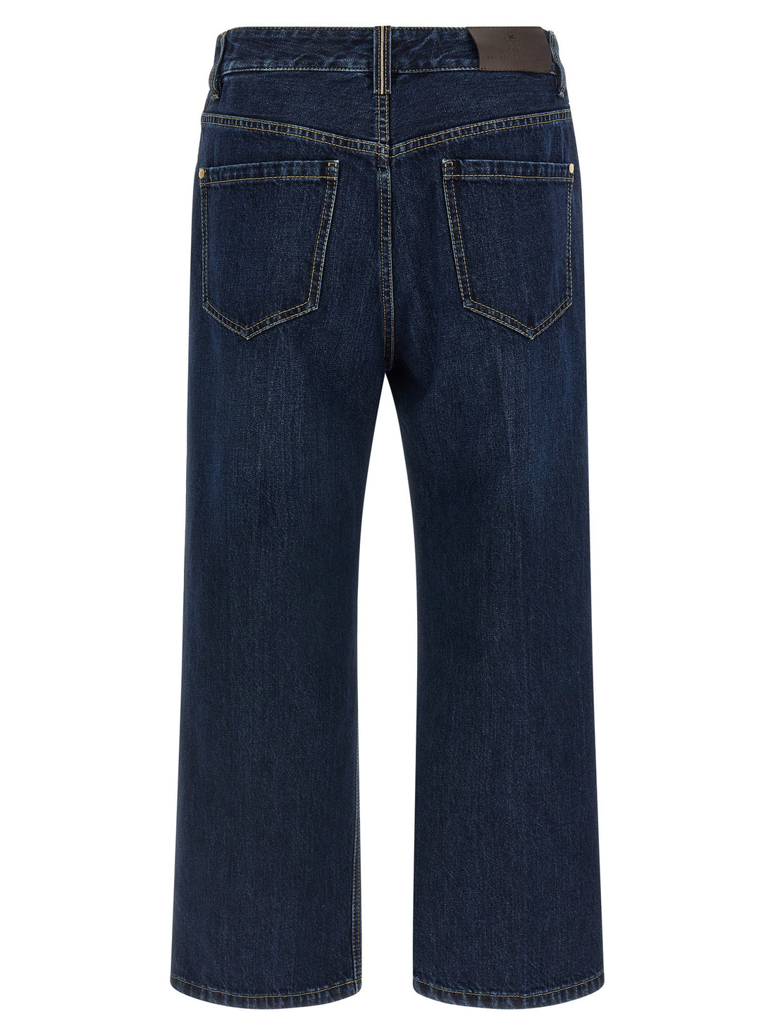 Brunello Cucinelli Cropped Jeans Blue