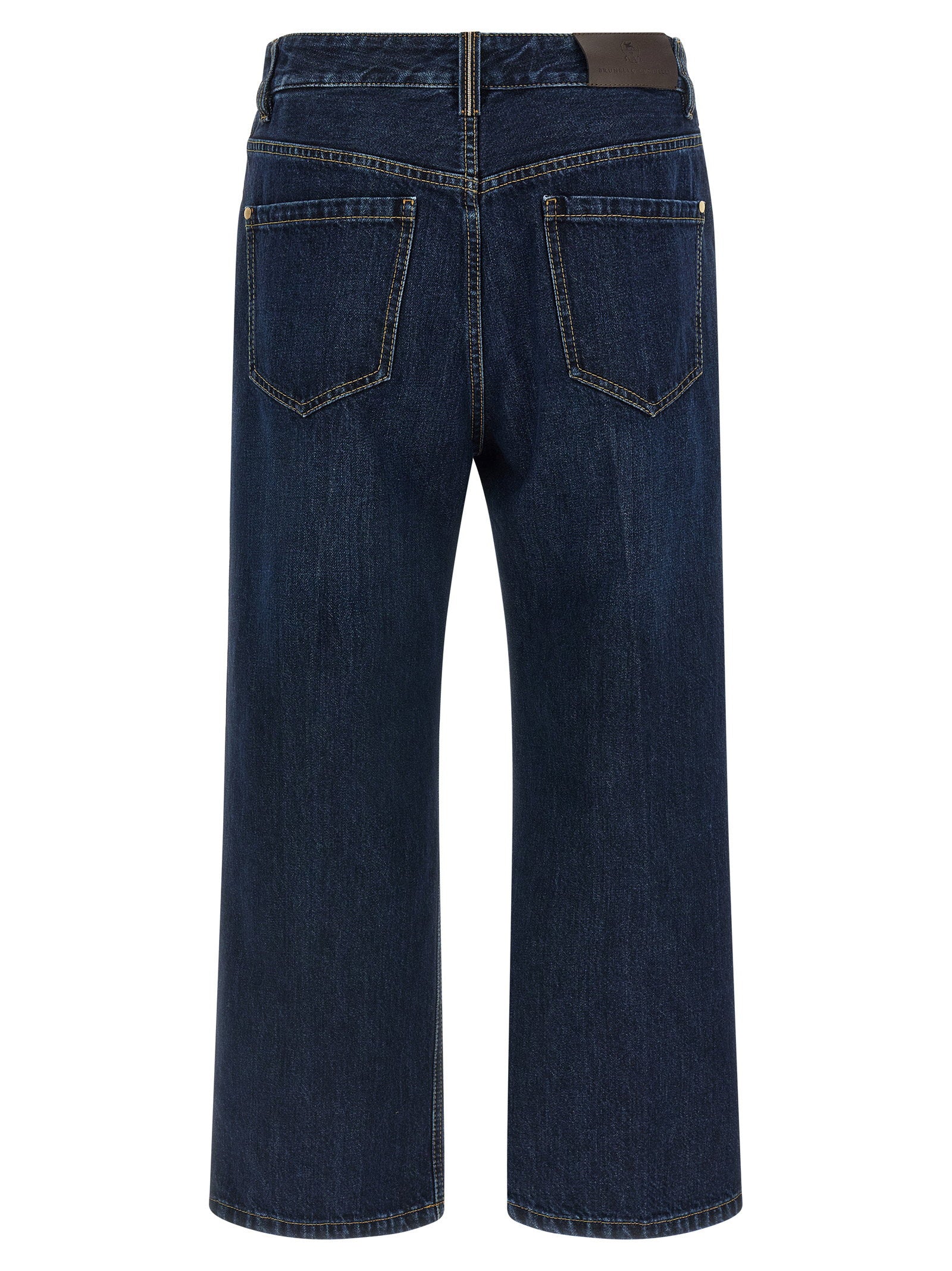 Brunello Cucinelli Cropped Jeans Blue