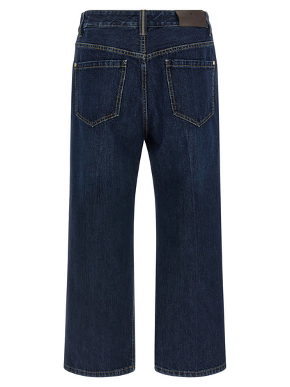Brunello Cucinelli Cropped Jeans Blue