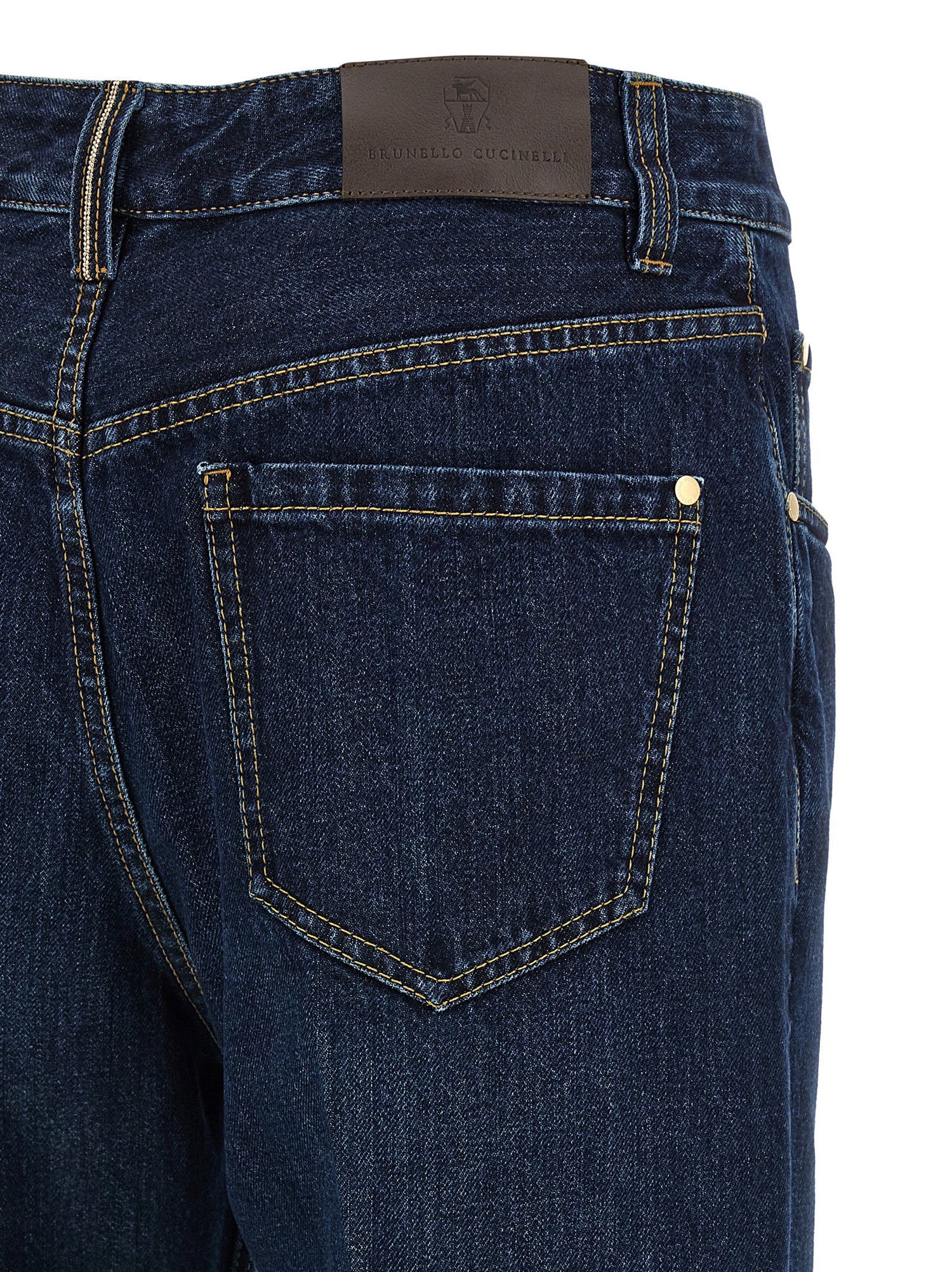 Brunello Cucinelli Cropped Jeans Blue