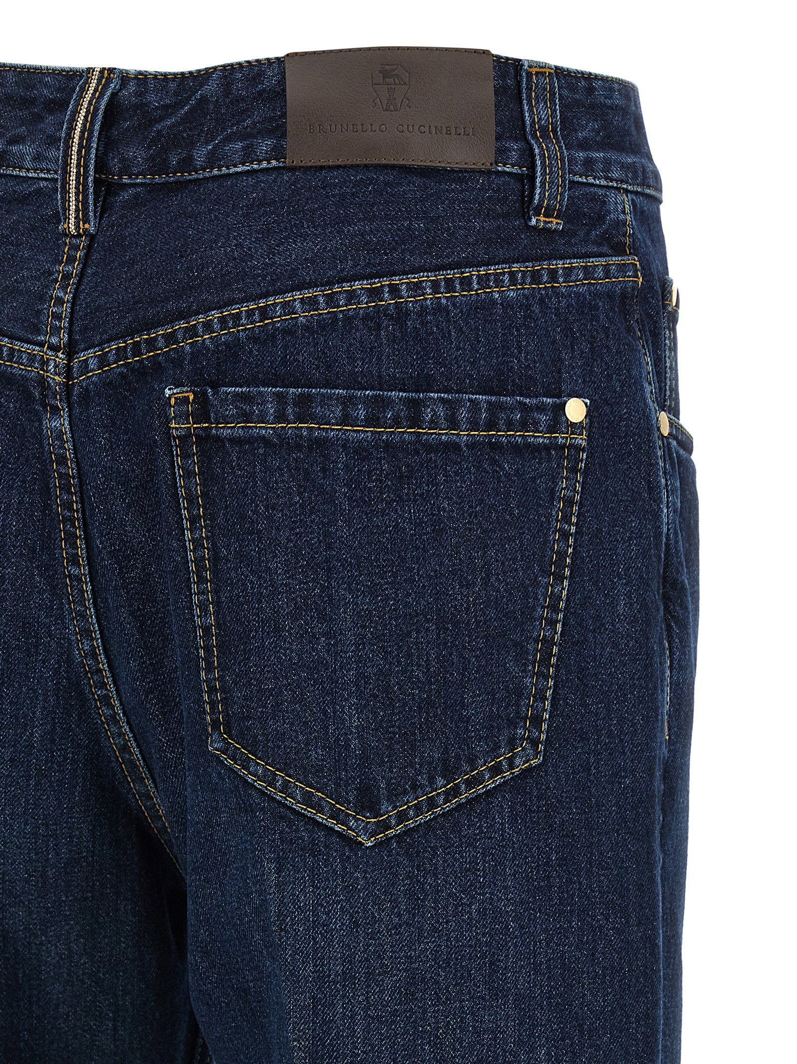 Brunello Cucinelli Cropped Jeans Blue