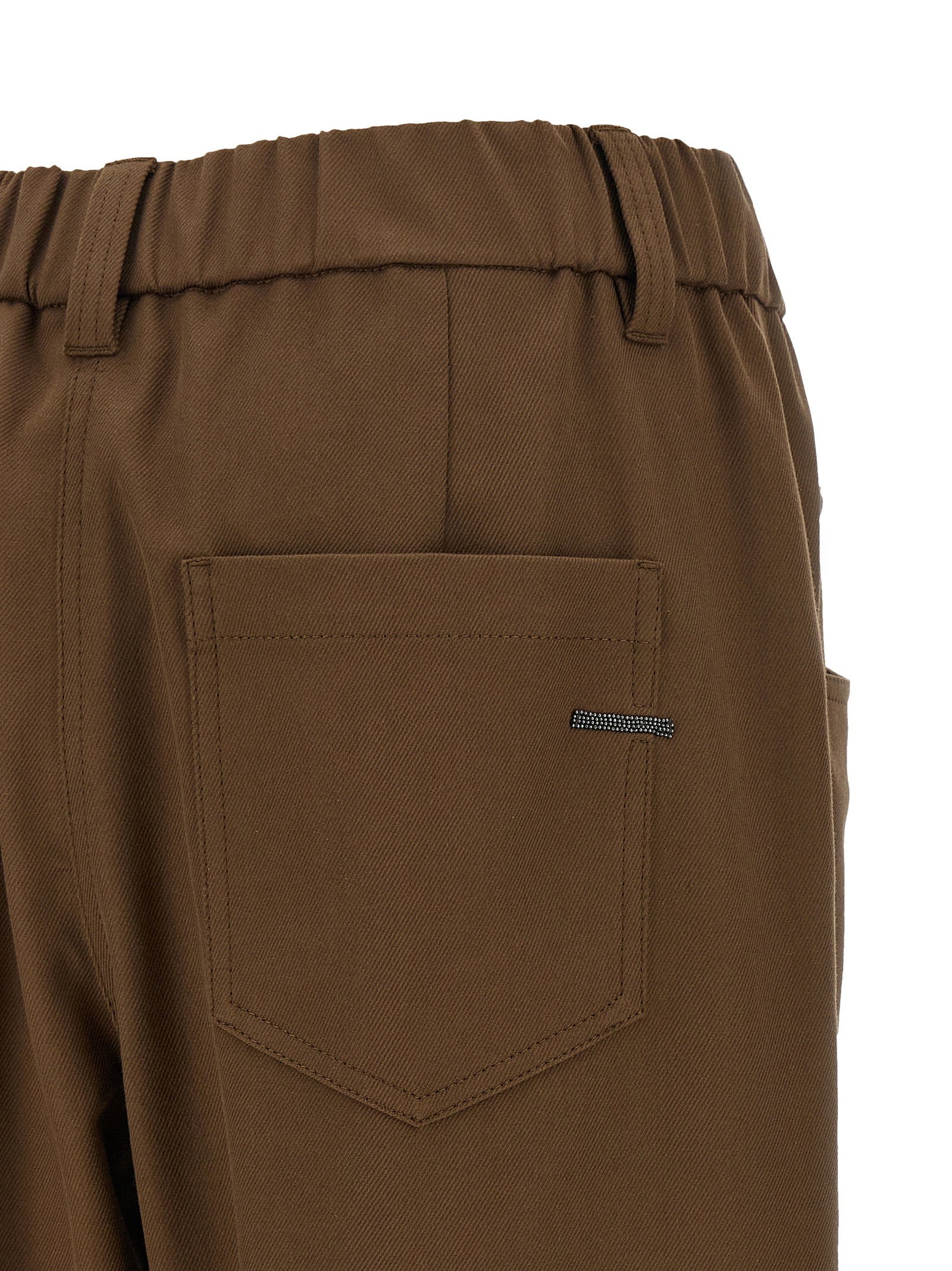 Brunello Cucinelli Baggy Pull-on Pants Brown