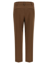 Brunello Cucinelli Monile Cotton Pants Brown