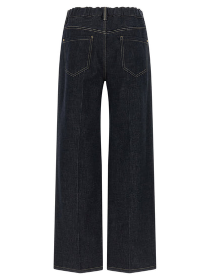 Brunello Cucinelli The Contemporary Pull-on Jeans Blue